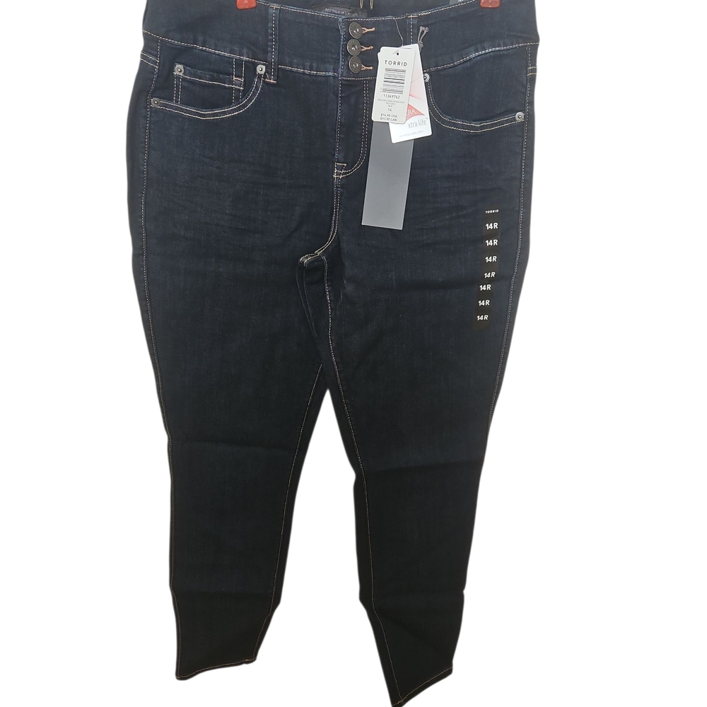 Torrid Women's Dark Blue Jegging Jeans